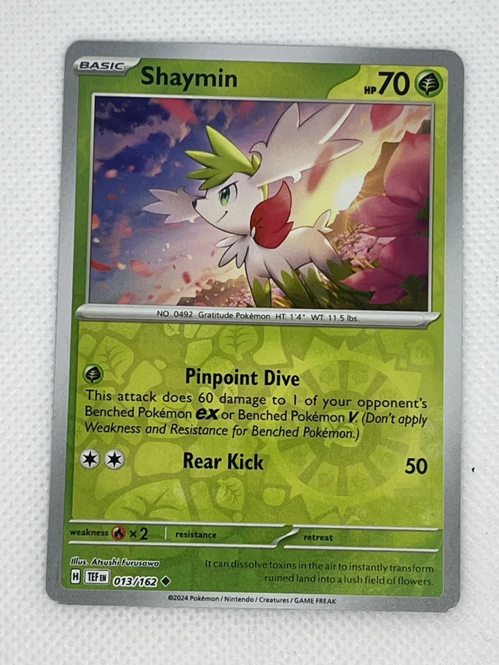Shaymin 013/162 Sv05: Temporal Forces Reverse Holo - Image 1 of 1