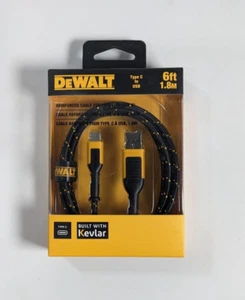 Câble DEWALT C vers USB (DXMA1311348) 6 PIEDS 1,8 M - Photo 1 sur 2