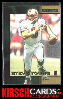 Steve Young 1996 Score Board NFL Lasers #60 San Francisco 49ers - Image 1 of 2