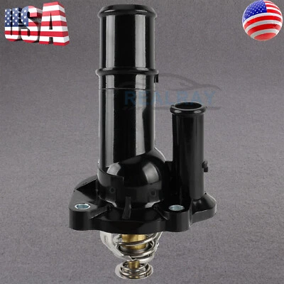 Conjunto de termostato de refrigerante de motor LF7015170 para Mazda 2,0 L 2,3 L - con carcasa 82 ° C Foto 1 de 4