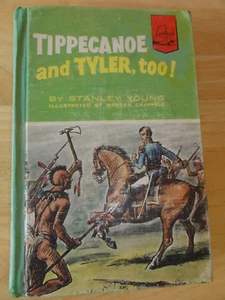 1957 - Tippecanoe and Tyler, 1st Printing, #76 Landmark Books American History - Picture 1 of 12