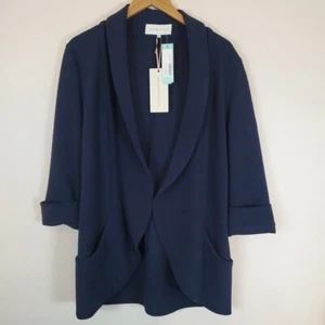 French Mauve Melanie Knit Tunic Blazer - Picture 1 of 11