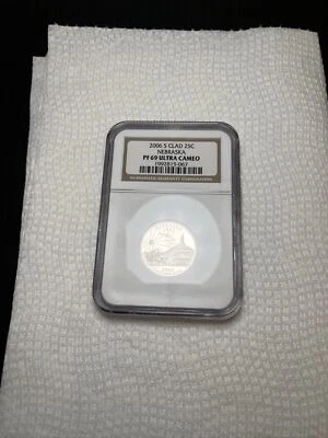 2006 S State Quarter PF69 Ultra Cameo Nebraska NGC Certified - Image 1 of 4