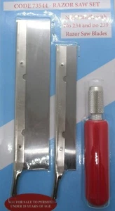 Expo 73544 - Modellers 2 x Saw Set 42 & 54 Teeth Per Inch with Handle DSA Postag - Picture 1 of 12
