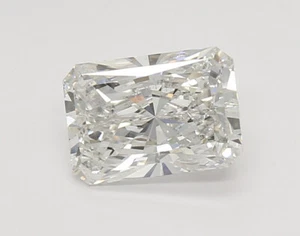 2 CT Radiant Cut Lab Grown Diamond Engagement Ring / IGI Certified - Picture 1 of 2