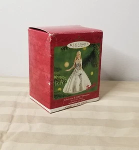 Hallmark Keepsake - 2001 Celebration BARBIE Ornament HOLIDAY  NIB - Picture 1 of 9