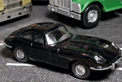 JAGUAR XKE NEGRO WIKING CONSTRUIDO 1/87 -ho escala 4 ESA PANTALLA DISEÑO RTR Foto 1 de 4