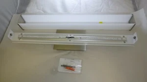 Tech Lighting 700BCLYNNYS-LED Satin Nickel 1 Light Lynn Bath Fixture w/White Acr - Picture 1 of 2