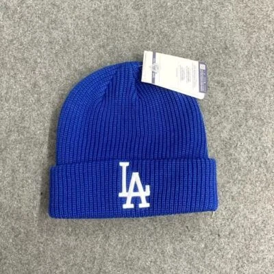 New York Los Angeles LA Dodgers knit Cuffed Beanie Acrylic Watch Hat Winter Cap - Image 1 of 4