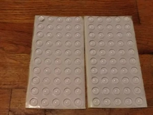 100 Pack of Hemisphere Adhesive Bumpers .200 in X .440 in Clear - Picture 1 of 2