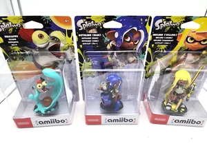 Nintendo Amiibo - Splatoon 3 SMALLFRY / INKLING (YELLOW) / OCTOLING (PURPLE) - Picture 1 of 8