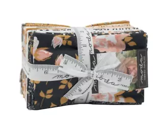 Midnight Garden 27 Fat EIGHTHS Moda Fabric Sweetfire quilting rose pink 43120F8 - Picture 1 of 12