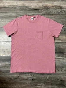 Deus Ex Machina Marle Pocket T-Shirt Pink Men's XL Motorcycle Australia Cotton - Picture 1 of 6