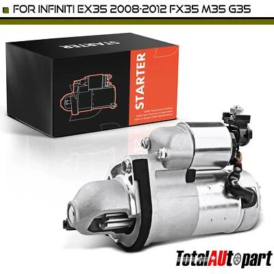 Motor De Arranque Nuevo para INFINITI EX35 2008-2012 M35 G35 2009-2010 1.4KW CW 12V 12T Foto 1 de 4