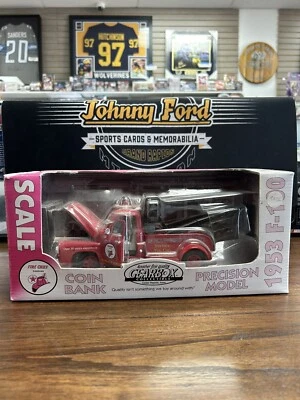 Gearbox 1953 Ford F-100 TexacoTow Truck Coin Bank 1:24 Limited Edition New - Image 1 of 2