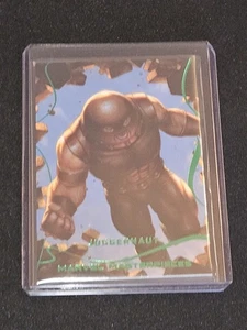 2022 Marvel Masterpieces Juggernaut Emerald Green Parallel 19/25 #67 RAR - Bild 1 von 2