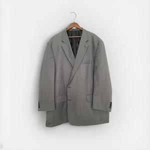 Geoffrey Beene Mens Suit Jacket Size 60 L Grey VGC - Picture 1 of 13