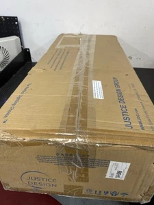 Justice Design Group Fsn-8194-Cler Brooklyn 4 Light 34" Vanity Light - Black - Picture 1 of 3