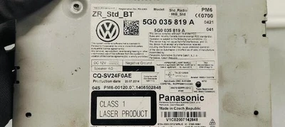 5G0035819A 183704 audio system für VOLKSWAGEN GOLF VII VARIANT (BV5) 1.6 2016 - Bild 1 von 2