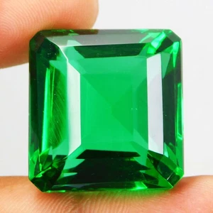 Natural 65.10 Carat Green Tsavorite Garnet Radiant Loose Gemstone_CERTIFIED - Picture 1 of 9