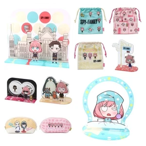 Spy x Family Bundle set of 10 - Poach, Acrylic stand & Drawstring pouch Japan - Picture 1 of 18