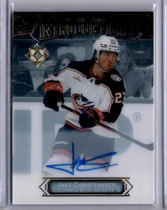 Jake Christiansen Ultimate Introductions Auto UI-54 2022-23 UD Ultimate - Picture 1 of 2