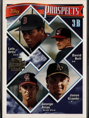 2002 Topps #2 Ortiz Bell Arias Giambi Archives Future Rookie Reprints A262 - Image 1 of 2