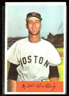 Milt Bolling 1954 Bowman #130 Boston Red Sox - Image 1 of 3