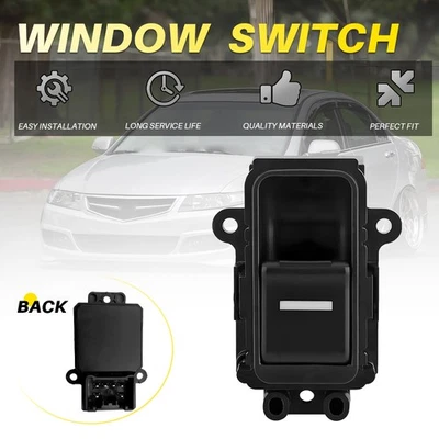 Botón de control del interruptor de ventana eléctrica del lado del pasajero delantero para 04 05-08 ACURA TSX P Foto 1 de 4