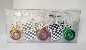 Camco RV Camping 8" String Lights Racing Flags & Tires Blow Molds 10 Lights - Picture 1 of 5