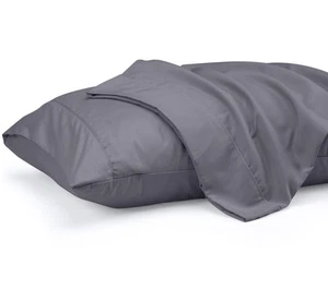 Standard Pillow Cases - 2 Pack - Envelope Closure - Soft Brushed Microfiber F... - Picture 1 of 7