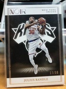 JULIUS RANDLE 2020-21 Panini Noir #28 SP Association 17/99 NEW YORK KNICKS