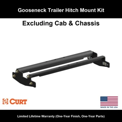 CURT Gooseneck Installation Brackets for 2011-2019 Chevy Silverado 3500 HD — 第 1/3 张图片