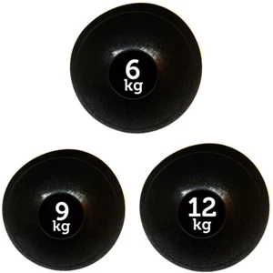 FXR Sports Black No Bounce Medicine Slam Ball Set 6kg, 9kg & 12kg - Picture 1 of 1