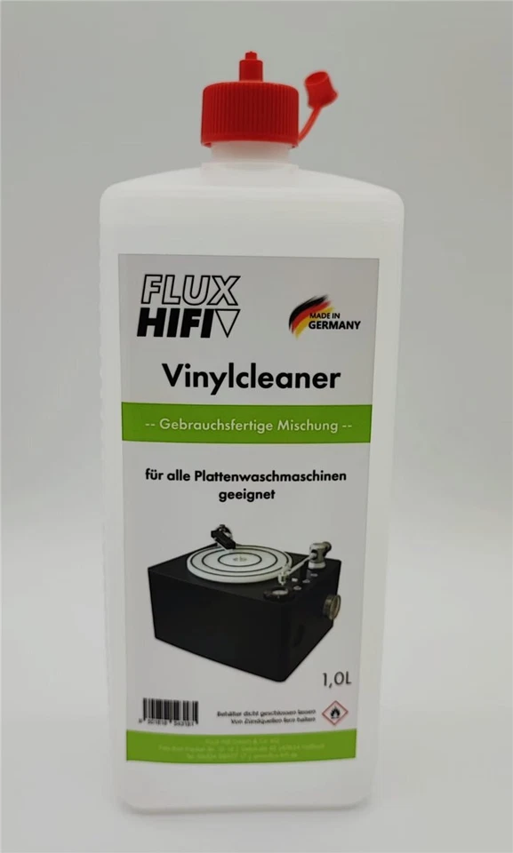 Flux-Hifi Vinyl Cleaner 1 Liter Ready Cleaner for All Record Washing Machines - Image 1 of 1