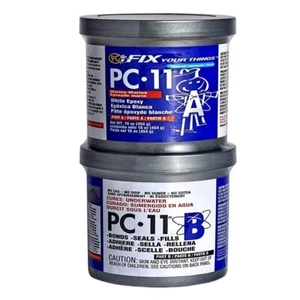 PC-11 Epoxy Adhesive Paste, Two-Part Marine Grade, 1lb in Two Cans NEW - Picture 1 of 9