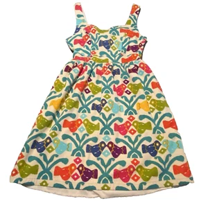 Anthropologie Judith March Aztec Bird Print Sleeveless Dress Size Medium pockets - Picture 1 of 17