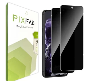For iPhone 16 Pro Max Samsung S24 FE Privacy Tempered Glass Screen Protector - Picture 1 of 12