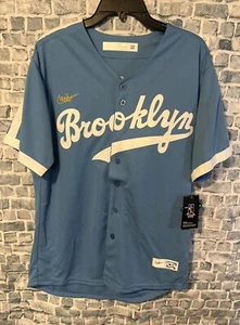 Camiseta deportiva para hombre Nike Dodgers Jackie Robinson azul claro colección Cooperstown mediana - Imagen 1 de 8