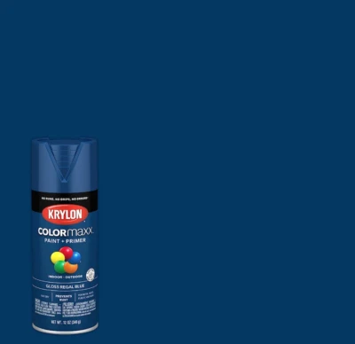 Krylon ColorMaxx 12 OZ Pintura en aerosol brillante, azul real modelo: K05535007 ENVÍO GRATUITO Foto 1 de 4