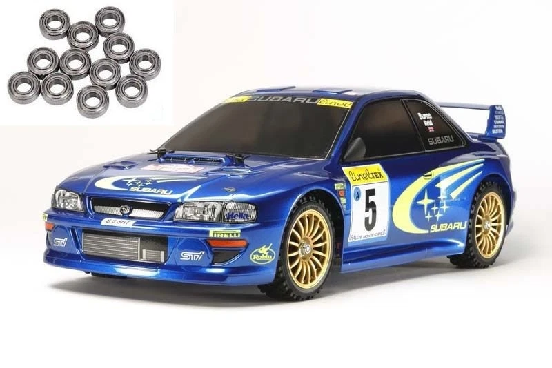 Tamiya 1:10 RC Subaru Impreza MC 99 (TT-02) Kit inkl. Kugellager #300058631KU - Bild 1 von 1