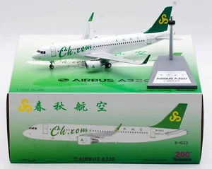Aviation 1:200 SPRING AIRLINES Airbus A320 Diecast Aircraft Jet Model B-1023 - Picture 1 of 16