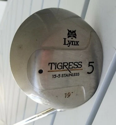 Lynx Tigress Ladie's 5 Wood 19* RH Stainless Head Graphite Tigress Shaft 43" Len - Image 1 of 4
