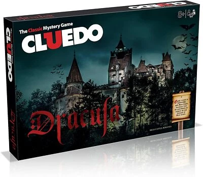 OFFICIAL DRACULA HORROR CLUEDO CLASSIC MYSTERY FAMILY BOARD GAME     - Image 1 of 3
