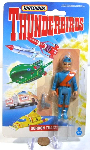 Matchbox Thunderbirds Action Figure Gordon Tracy 1993 No.41757.20 China S9G Cover