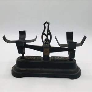 Antique Force Scale French Cast Iron 300 GR Merchant Country Apothecary Old VTG - Picture 1 of 11