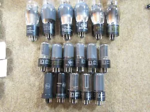 17) Tubi amplificatore ~ 25L6, 25L6G & 25L6GT ~ Vedi risultati del tester TV-7B/U forti - Foto 1 di 10