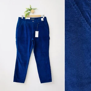 Judy blau neu mit Etikett Cord Cargo Slim Fit High Rise Jeans Damengröße 28 - Bild 1 von 9