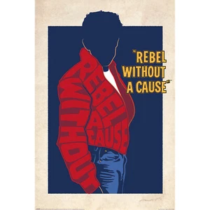 Rebel Without a Cause Poster - Official WB 100 Art Maxi Poster 91.5 x 61cm - Imagen 1 de 2