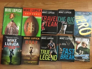 Mixed Lot of 10 Sports-themed Books by MIKE LUPICA ~ Basketball Football PLUS - Picture 1 of 3